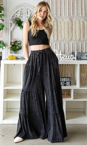 Black Beauty Wide Leg Pants