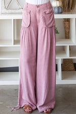 Load image into Gallery viewer, The Martina in Mauve wide leg pants
