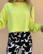 Load image into Gallery viewer, Neon Moon Long Sleeve Crop
