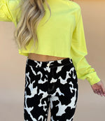 Load image into Gallery viewer, Neon Moon Long Sleeve Crop
